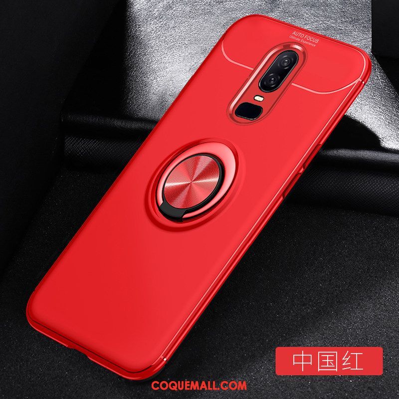 Étui Oneplus 6 Protection Incassable Tendance, Coque Oneplus 6 Délavé En Daim Transparent