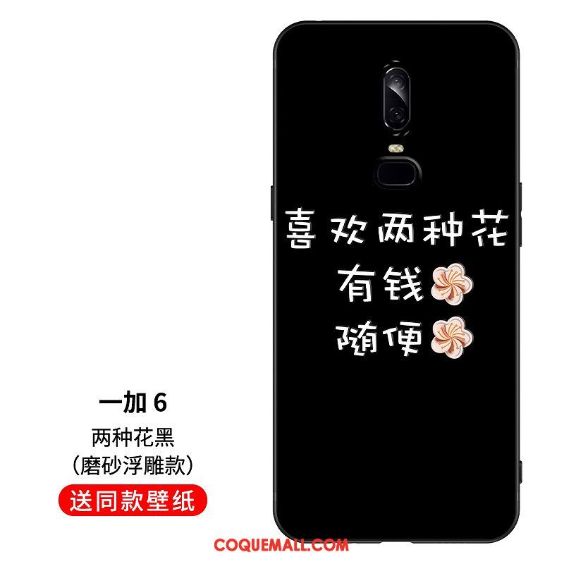 Étui Oneplus 6 Silicone Charmant Téléphone Portable, Coque Oneplus 6 Marque De Tendance Drôle