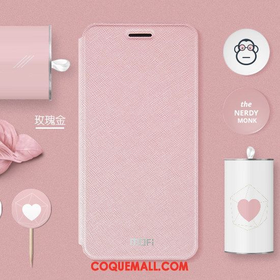 Étui Oneplus 6 Silicone Créatif Rose, Coque Oneplus 6 Étui En Cuir Téléphone Portable