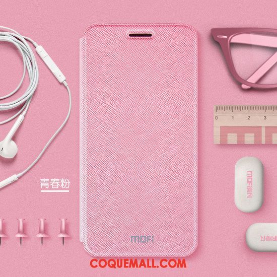 Étui Oneplus 6 Silicone Créatif Rose, Coque Oneplus 6 Étui En Cuir Téléphone Portable