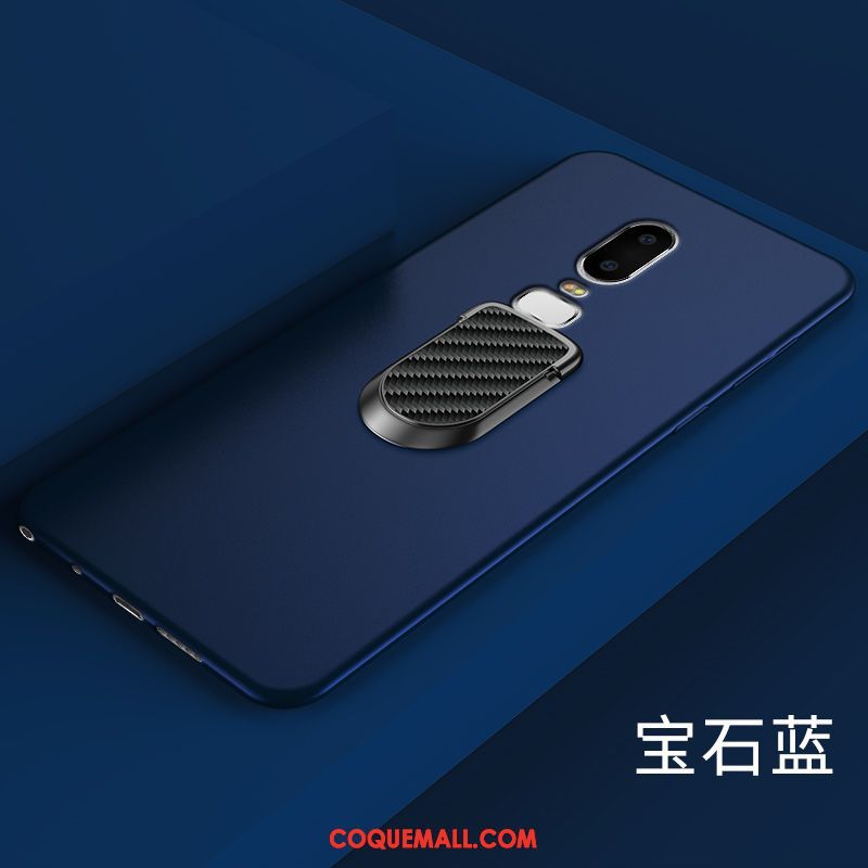 Étui Oneplus 6 Silicone Téléphone Portable Noir, Coque Oneplus 6 Très Mince Protection