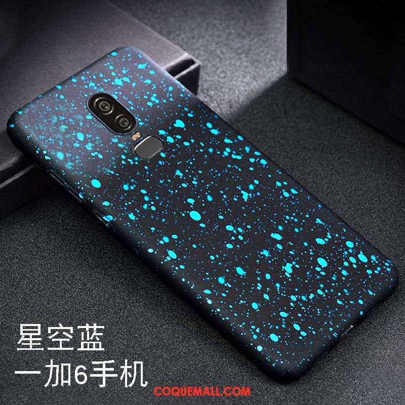 Étui Oneplus 6 Simple Silicone Protection, Coque Oneplus 6 Téléphone Portable Peinture