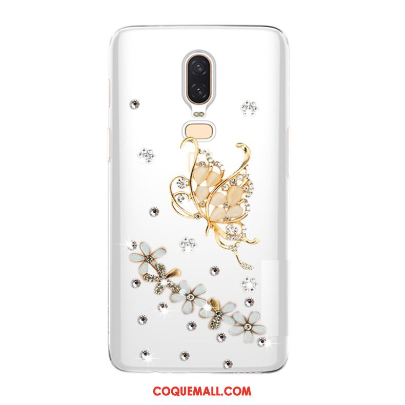 Étui Oneplus 6 Tendance Téléphone Portable Incassable, Coque Oneplus 6 Blanc Protection