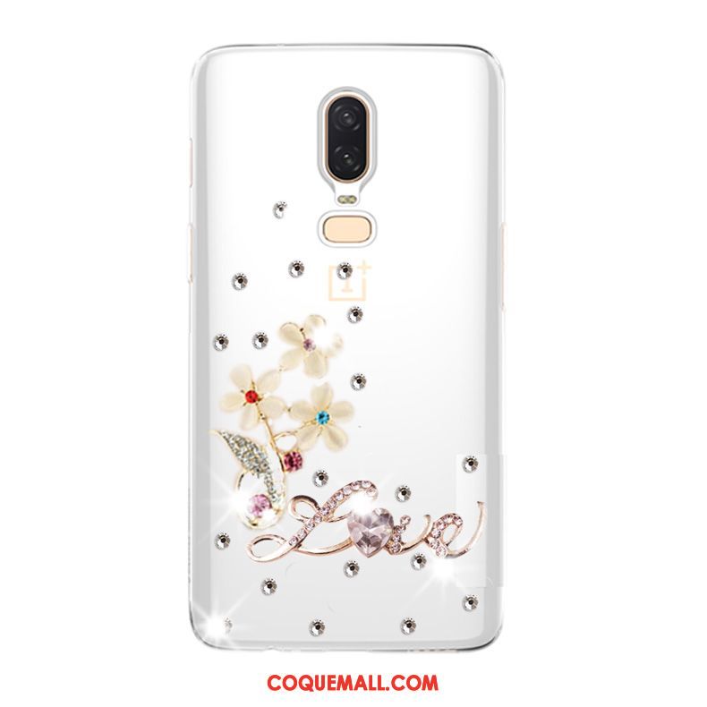 Étui Oneplus 6 Tendance Téléphone Portable Incassable, Coque Oneplus 6 Blanc Protection