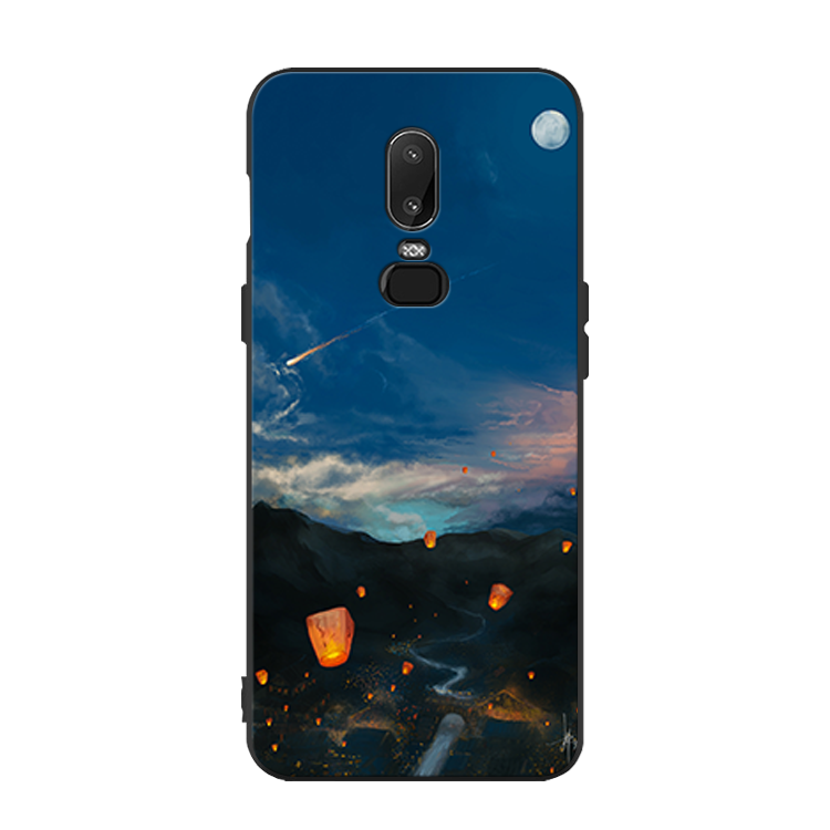 Étui Oneplus 6 Téléphone Portable Style Chinois Silicone, Coque Oneplus 6 Incassable Protection