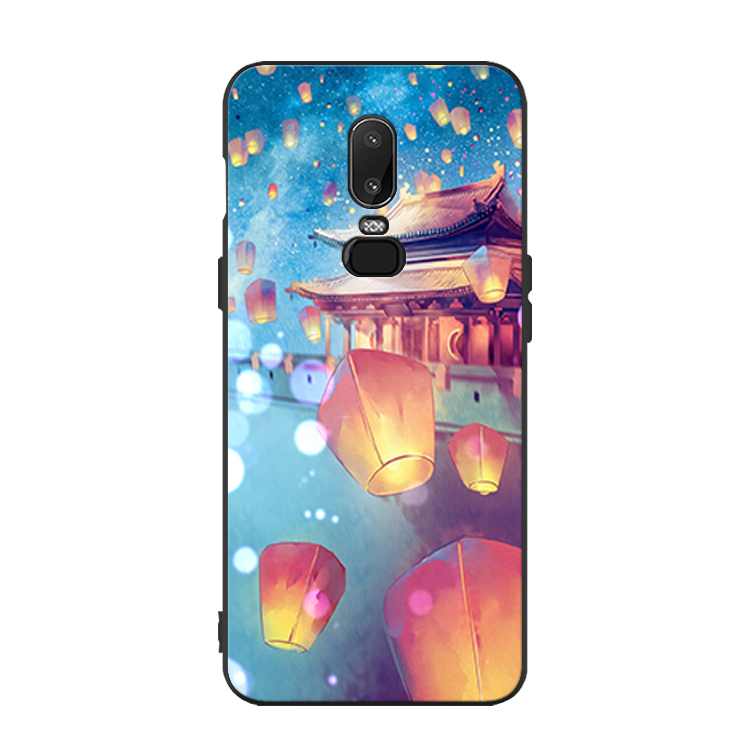 Étui Oneplus 6 Téléphone Portable Style Chinois Silicone, Coque Oneplus 6 Incassable Protection