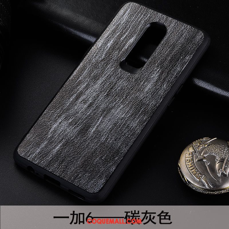 Étui Oneplus 6 Téléphone Portable Tout Compris Très Mince, Coque Oneplus 6 Protection Étui En Cuir Braun