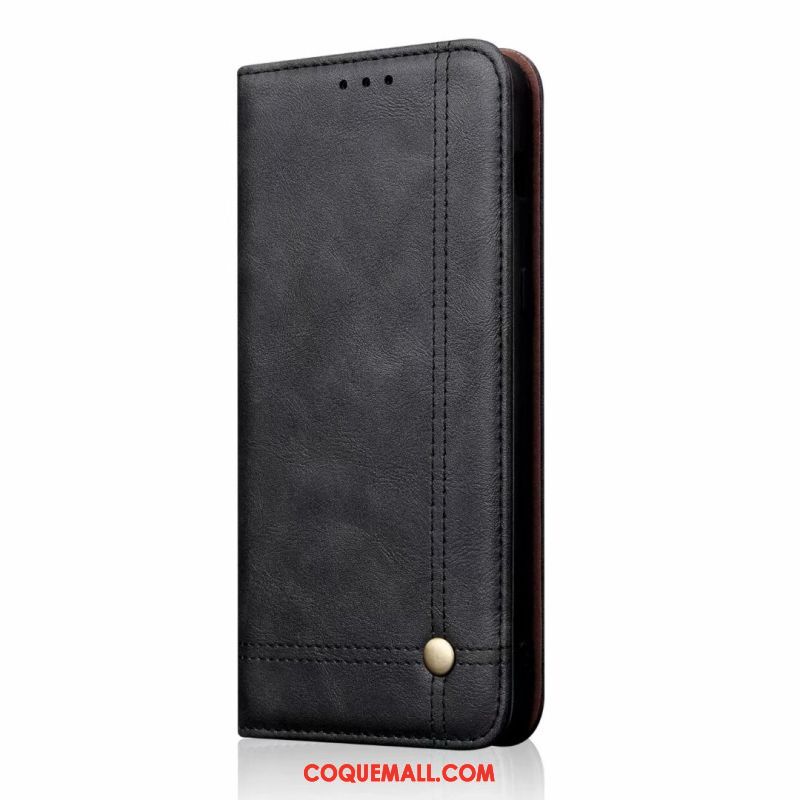 Étui Oneplus 6t Carte Tendance Protection, Coque Oneplus 6t Étui En Cuir Clamshell Braun