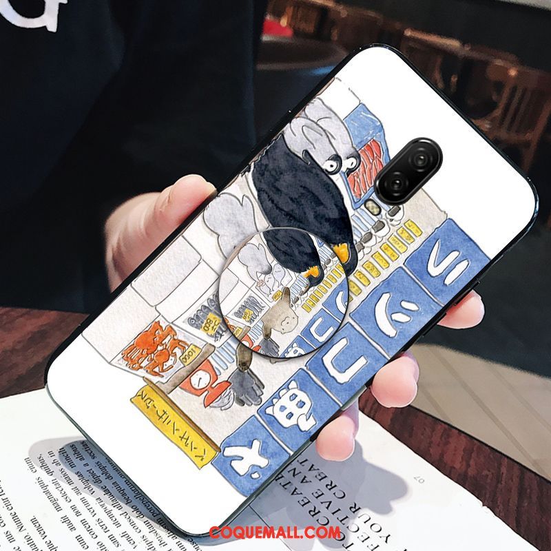 Étui Oneplus 6t Créatif Protection Amoureux, Coque Oneplus 6t Téléphone Portable Ours