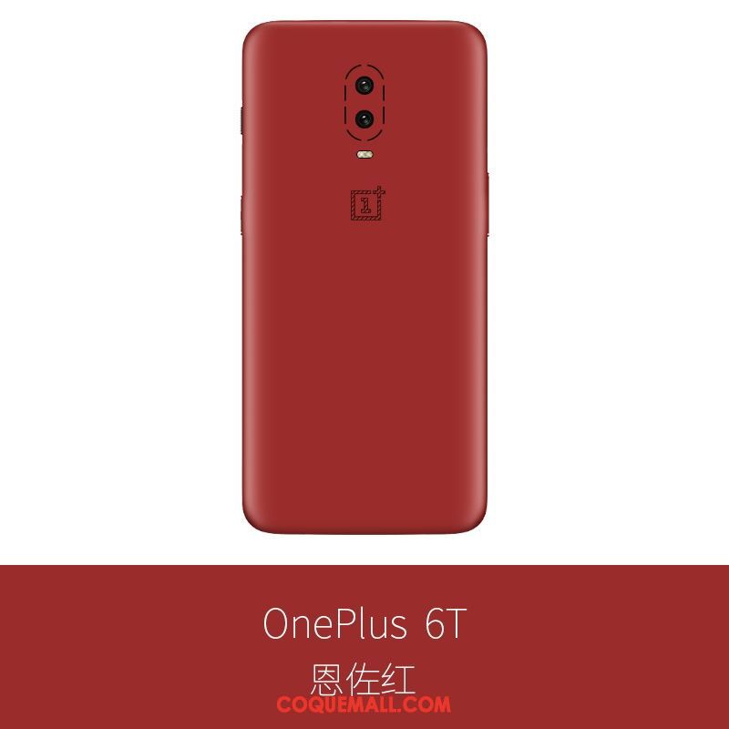 Étui Oneplus 6t Créatif Protection Très Mince, Coque Oneplus 6t Téléphone Portable Incassable Braun