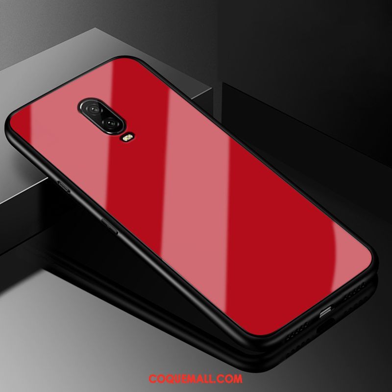 Étui Oneplus 6t Créatif Simple Verre, Coque Oneplus 6t Téléphone Portable Incassable