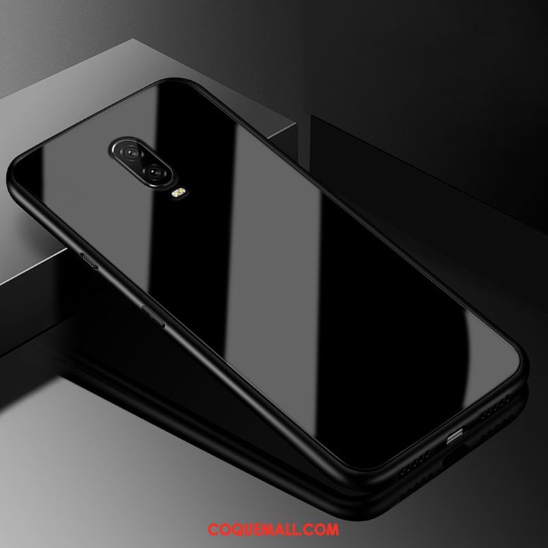 Étui Oneplus 6t Créatif Simple Verre, Coque Oneplus 6t Téléphone Portable Incassable