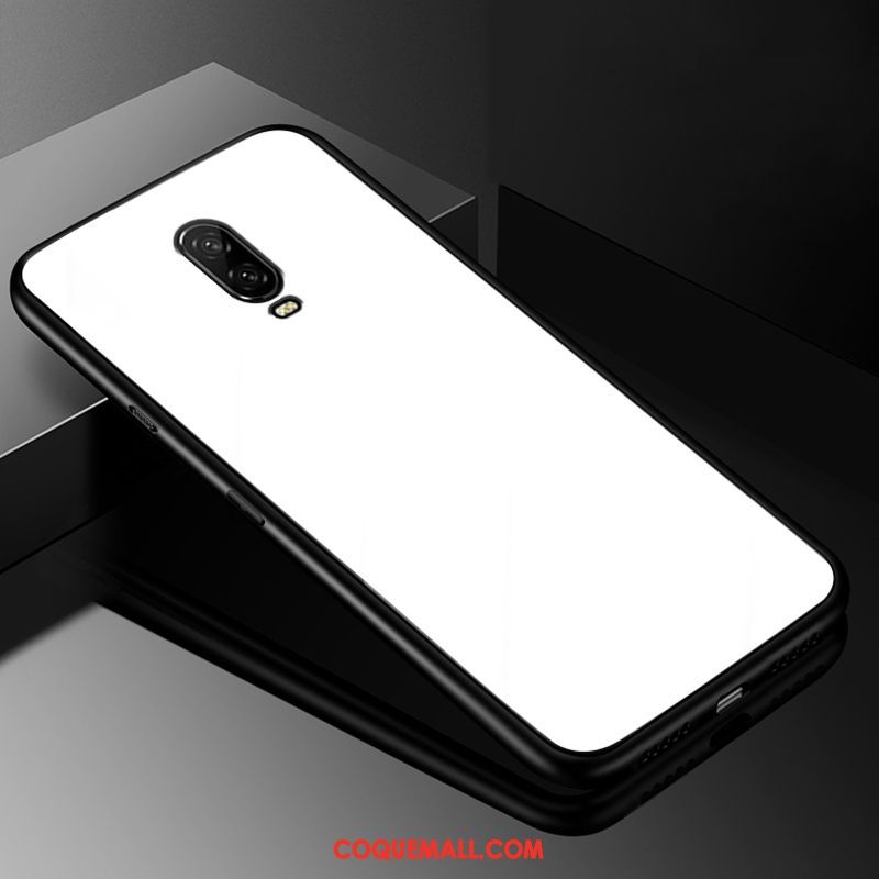 Étui Oneplus 6t Créatif Simple Verre, Coque Oneplus 6t Téléphone Portable Incassable