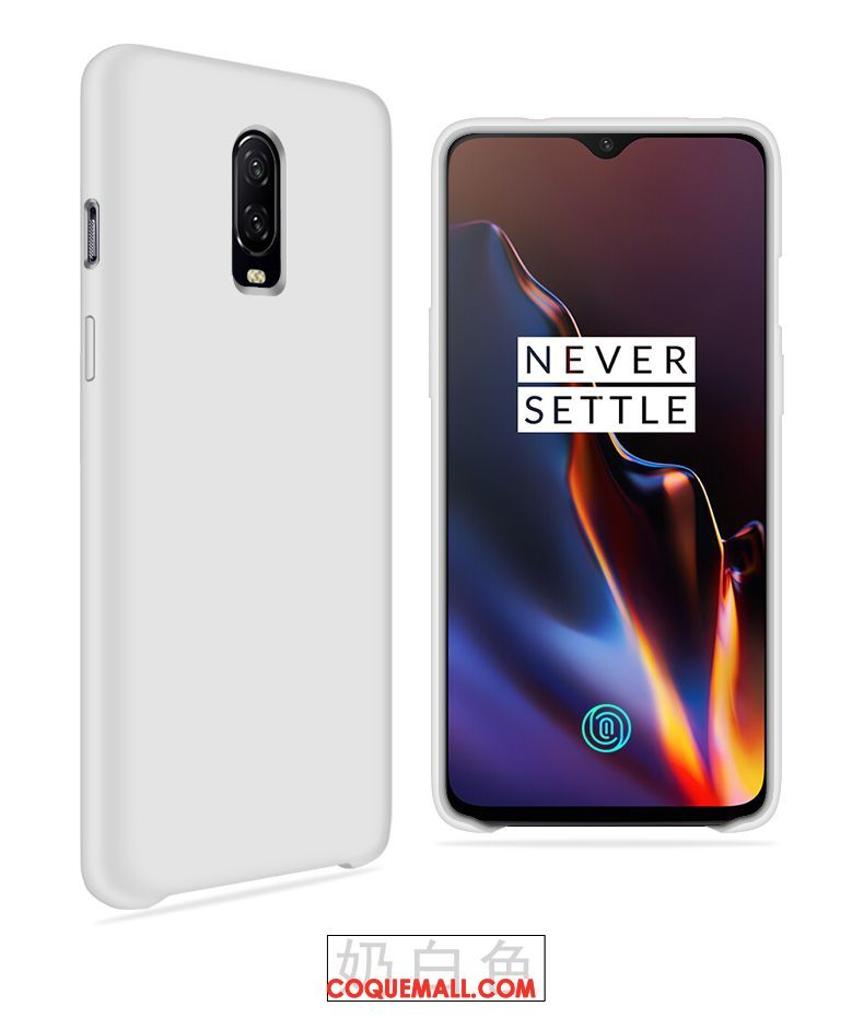 Étui Oneplus 6t Fluide Doux Protection Vent, Coque Oneplus 6t Légère Marque De Tendance