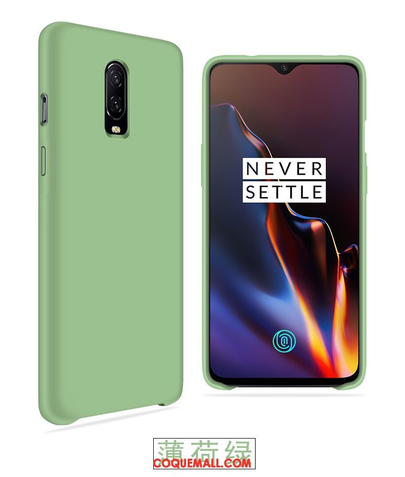 Étui Oneplus 6t Fluide Doux Protection Vent, Coque Oneplus 6t Légère Marque De Tendance