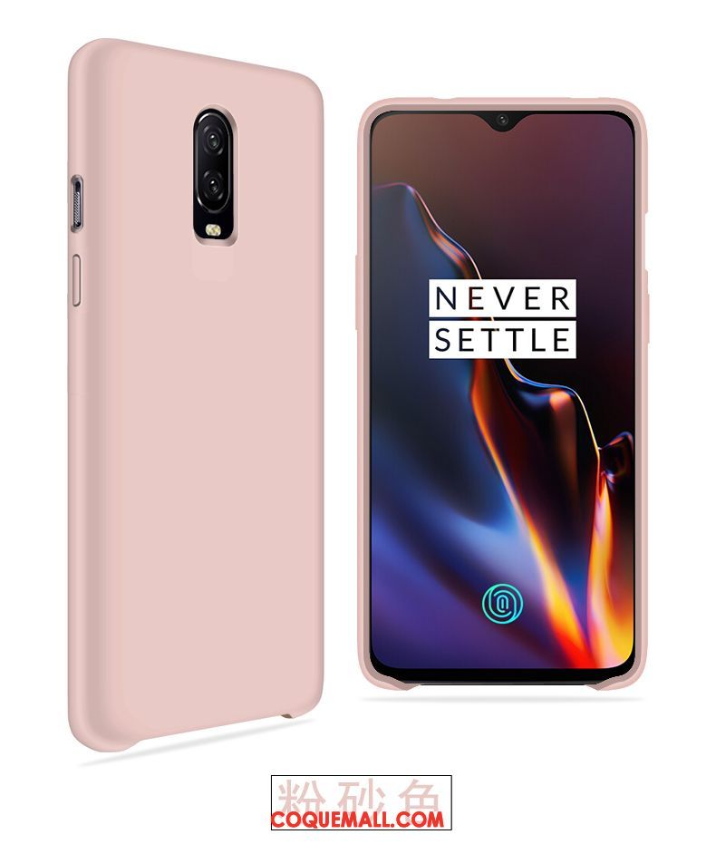 Étui Oneplus 6t Fluide Doux Protection Vent, Coque Oneplus 6t Légère Marque De Tendance