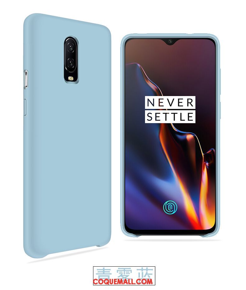 Étui Oneplus 6t Fluide Doux Protection Vent, Coque Oneplus 6t Légère Marque De Tendance