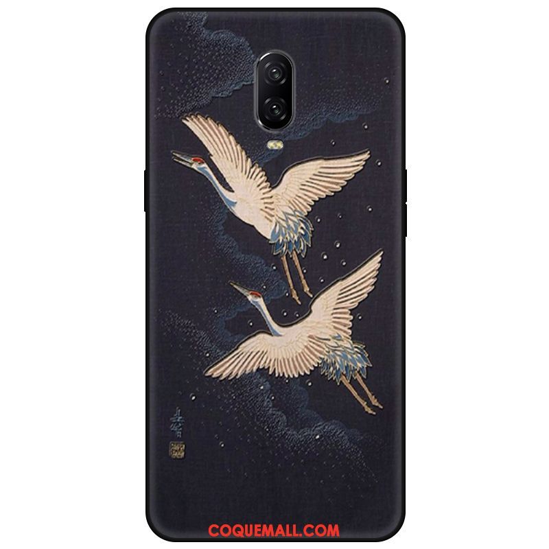 Étui Oneplus 6t Grue Ornements Suspendus Téléphone Portable, Coque Oneplus 6t Incassable Protection