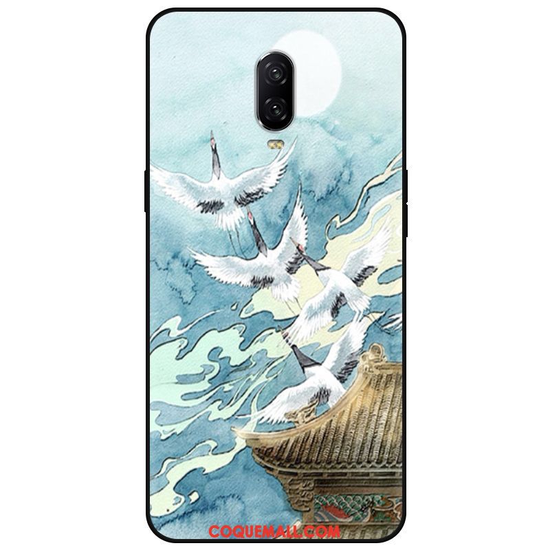 Étui Oneplus 6t Grue Ornements Suspendus Téléphone Portable, Coque Oneplus 6t Incassable Protection