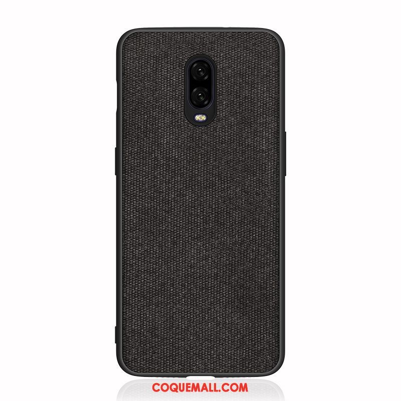 Étui Oneplus 6t Personnalité Protection Incassable, Coque Oneplus 6t Marque De Tendance Simple