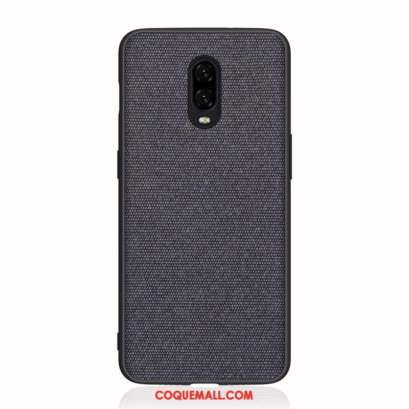 Étui Oneplus 6t Personnalité Protection Incassable, Coque Oneplus 6t Marque De Tendance Simple