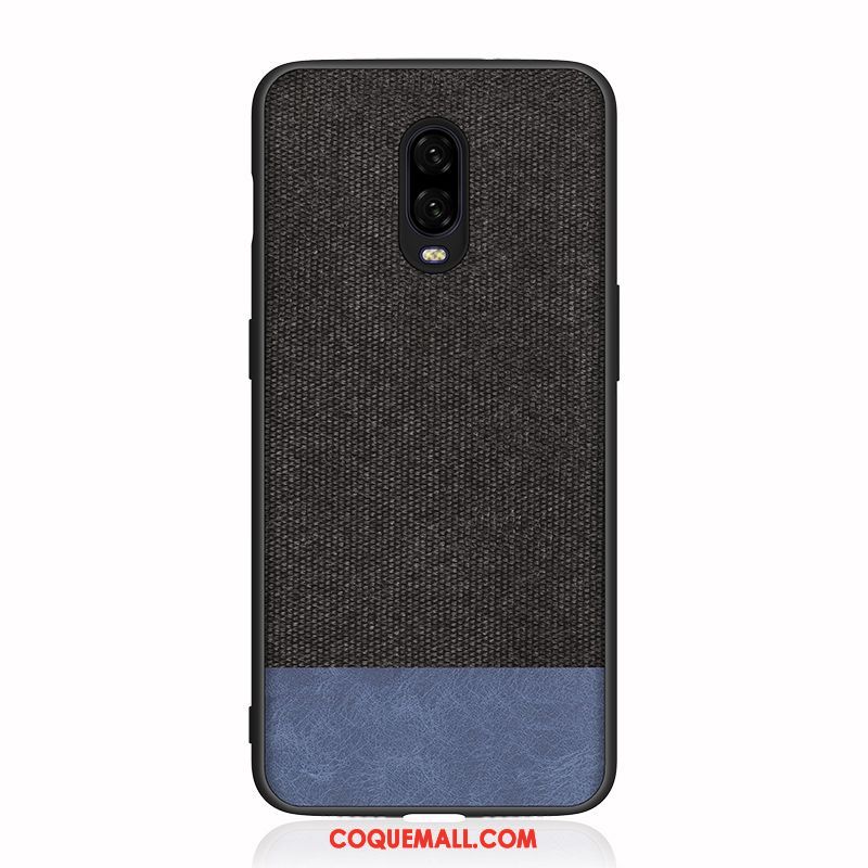 Étui Oneplus 6t Personnalité Protection Incassable, Coque Oneplus 6t Marque De Tendance Simple