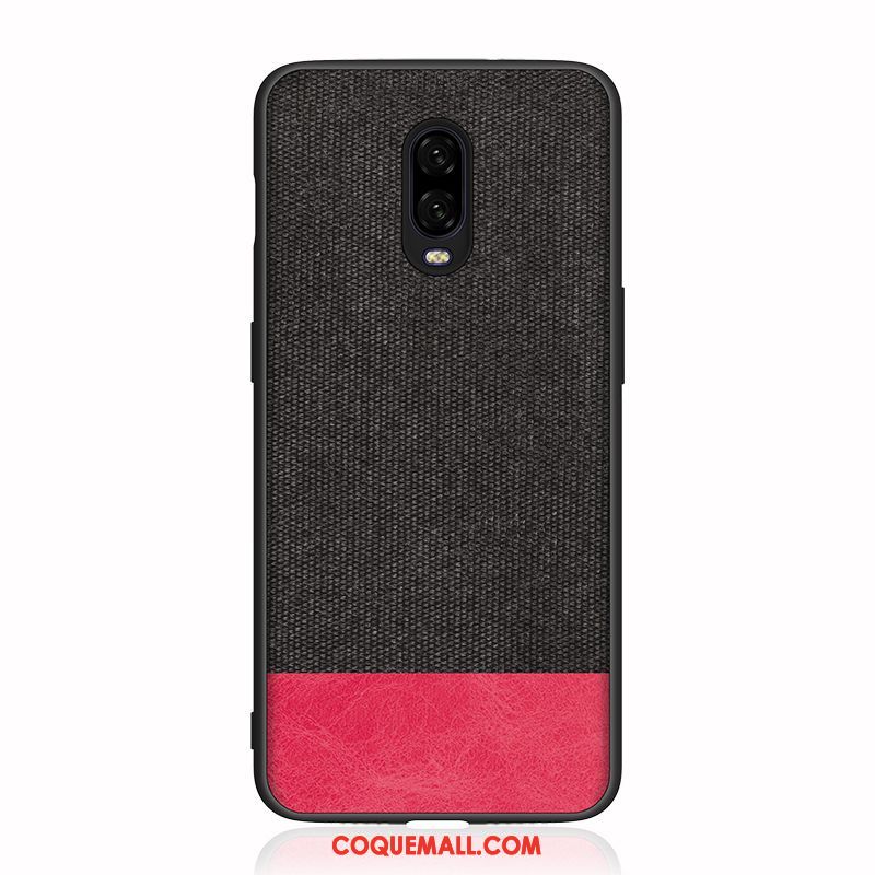 Étui Oneplus 6t Personnalité Protection Incassable, Coque Oneplus 6t Marque De Tendance Simple