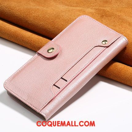 Étui Oneplus 6t Rose Clamshell Tout Compris, Coque Oneplus 6t Incassable Protection