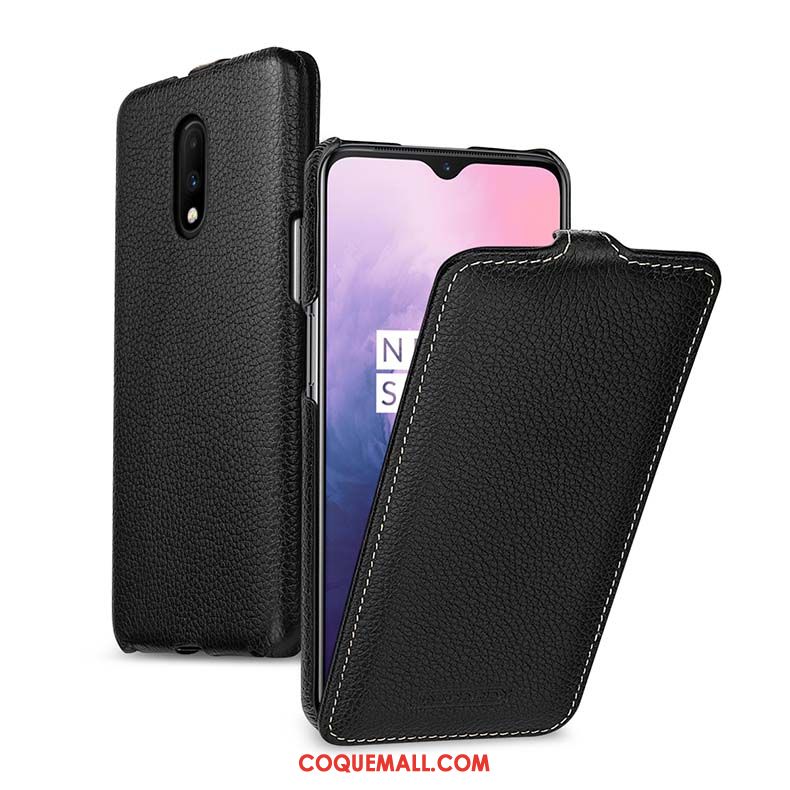 Étui Oneplus 7 Créatif Protection En Cuir, Coque Oneplus 7 Téléphone Portable Business