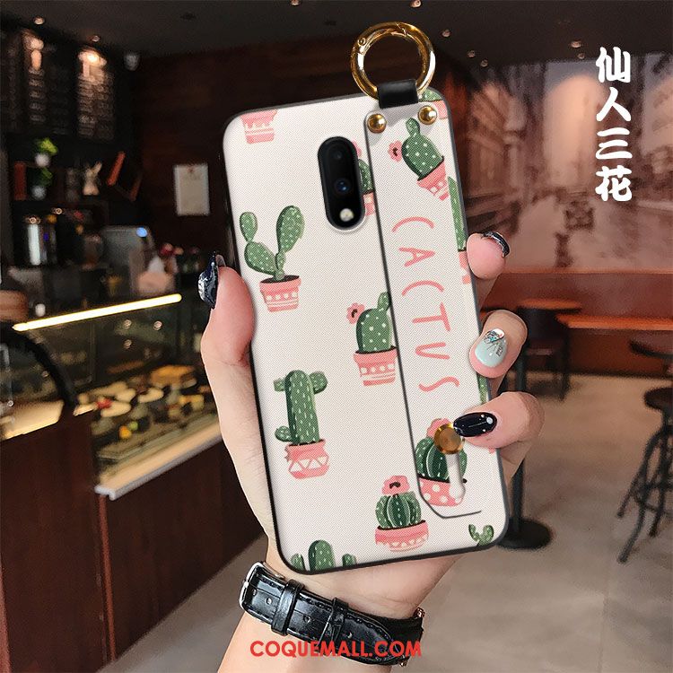 Étui Oneplus 7 Frais Tout Compris Téléphone Portable, Coque Oneplus 7 Fluide Doux Vert