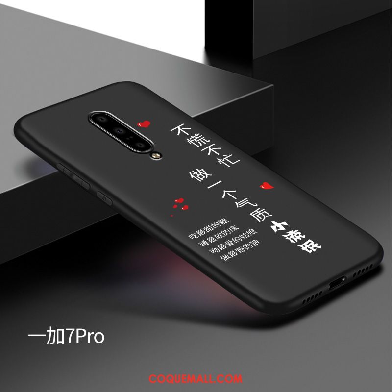 Étui Oneplus 7 Personnalisé Fluide Doux Silicone, Coque Oneplus 7 Incassable Téléphone Portable