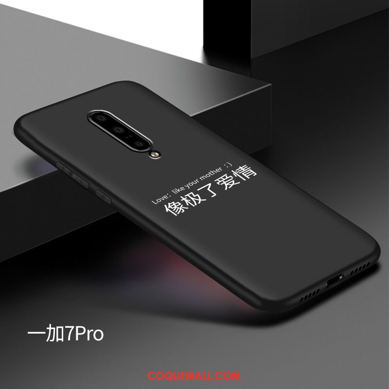 Étui Oneplus 7 Personnalisé Fluide Doux Silicone, Coque Oneplus 7 Incassable Téléphone Portable