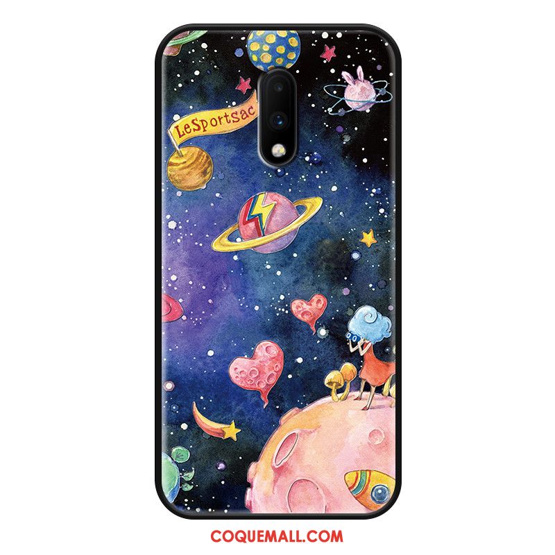 Étui Oneplus 7 Personnalité Créatif Ornements Suspendus, Coque Oneplus 7 Ciel Étoilé Violet