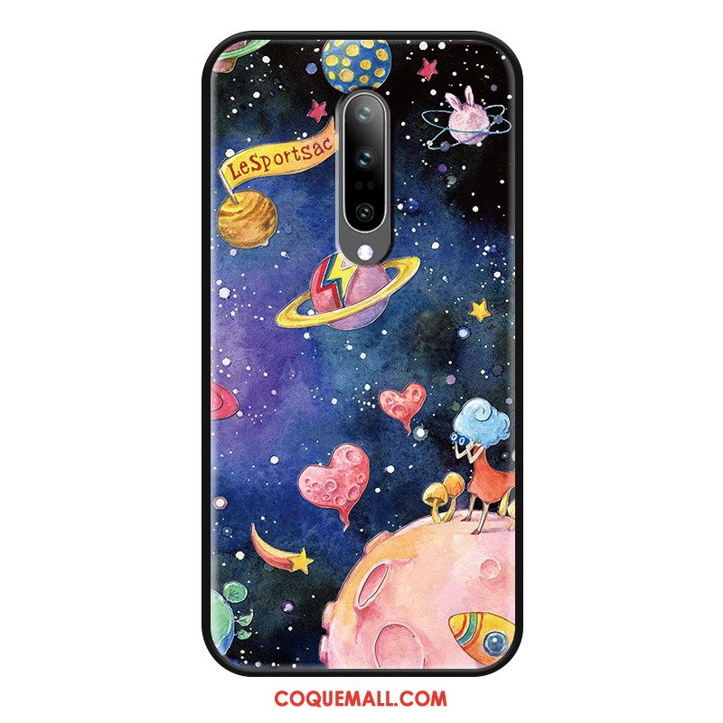 Étui Oneplus 7 Personnalité Créatif Ornements Suspendus, Coque Oneplus 7 Ciel Étoilé Violet