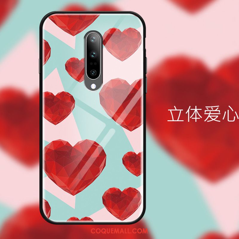 Étui Oneplus 7 Pro Amour Protection Noir, Coque Oneplus 7 Pro Téléphone Portable Luxe