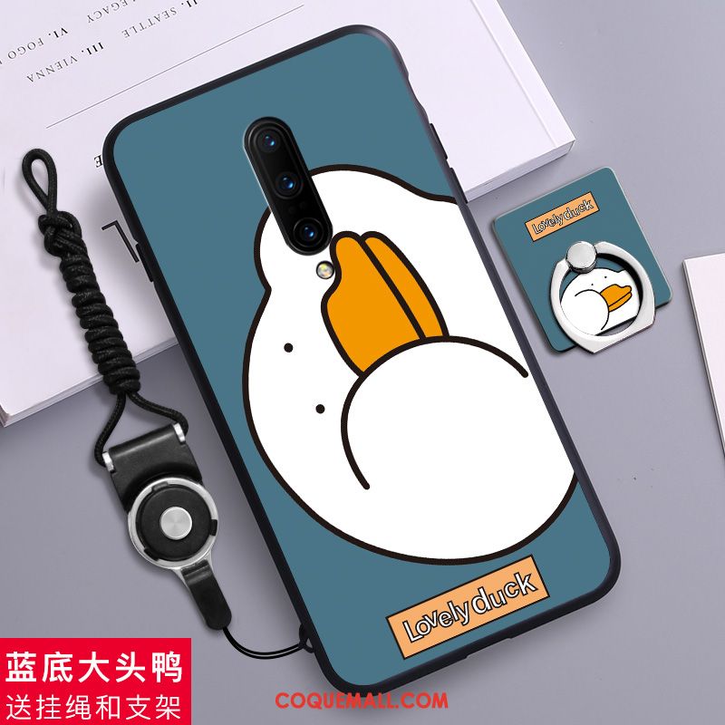 Étui Oneplus 7 Pro Fluide Doux Dessin Animé Téléphone Portable, Coque Oneplus 7 Pro Personnalité Jaune