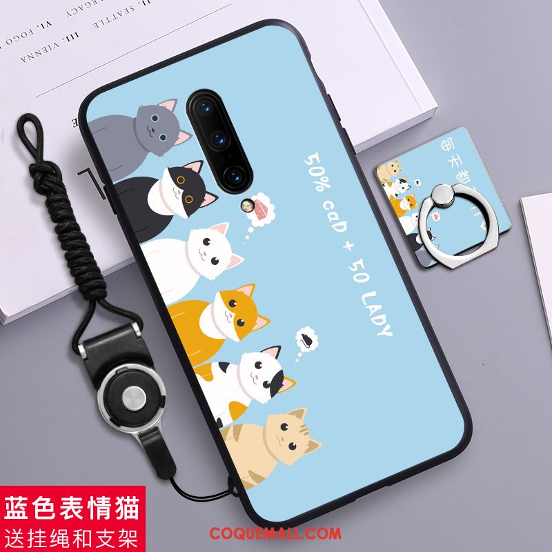 Étui Oneplus 7 Pro Fluide Doux Dessin Animé Téléphone Portable, Coque Oneplus 7 Pro Personnalité Jaune