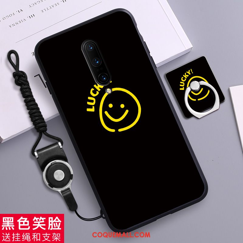 Étui Oneplus 7 Pro Fluide Doux Dessin Animé Téléphone Portable, Coque Oneplus 7 Pro Personnalité Jaune