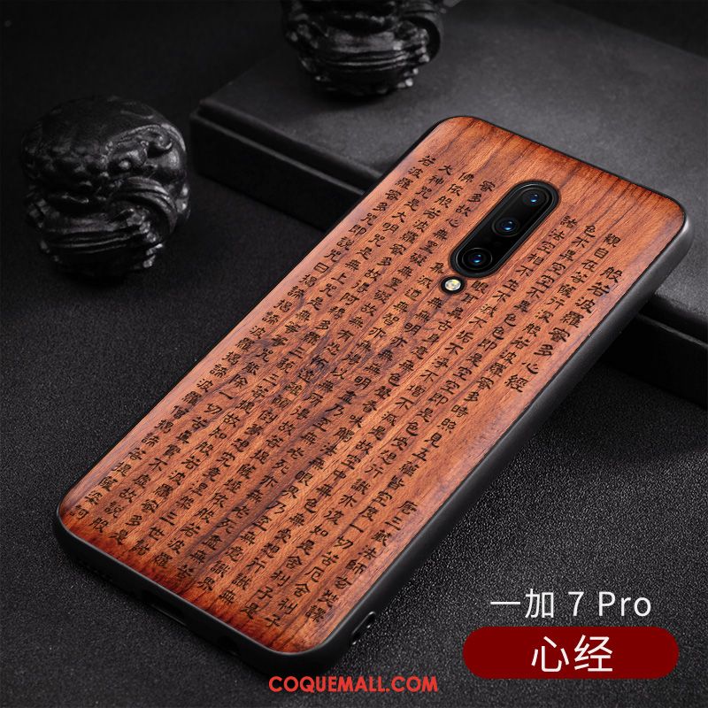 Étui Oneplus 7 Pro Motif Nouveau Créatif, Coque Oneplus 7 Pro Bois Massif En Bois Braun