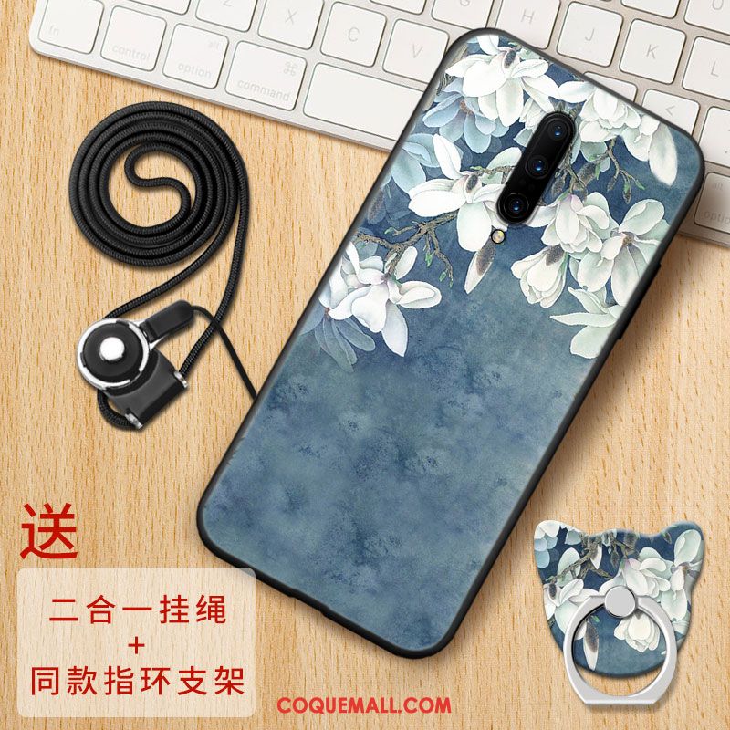 Étui Oneplus 7 Pro Téléphone Portable Créatif Silicone, Coque Oneplus 7 Pro Délavé En Daim Personnalité