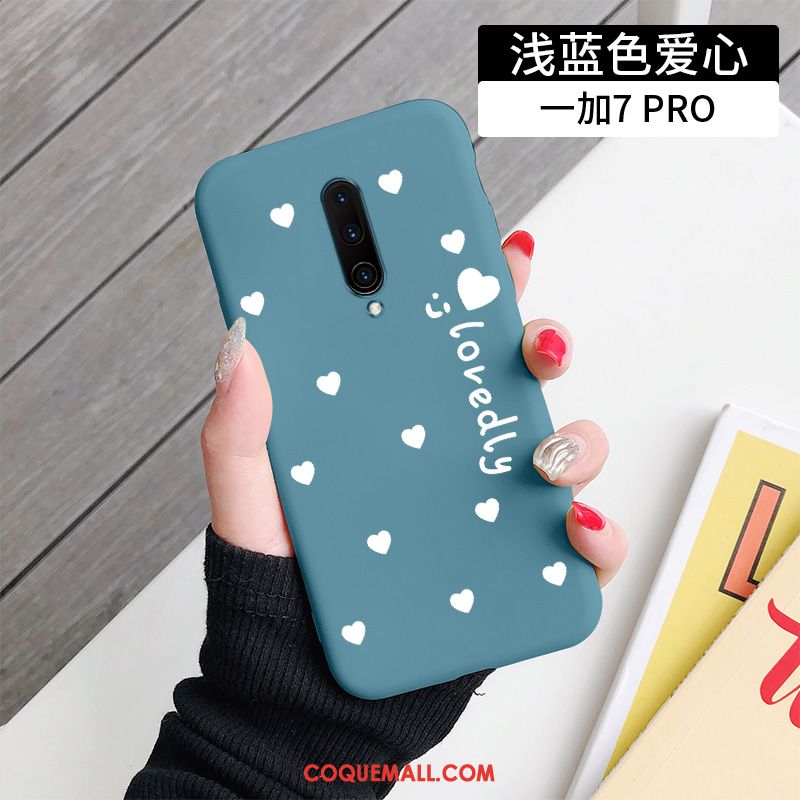 Étui Oneplus 7 Pro Vent Amour Charmant, Coque Oneplus 7 Pro Créatif Fluide Doux