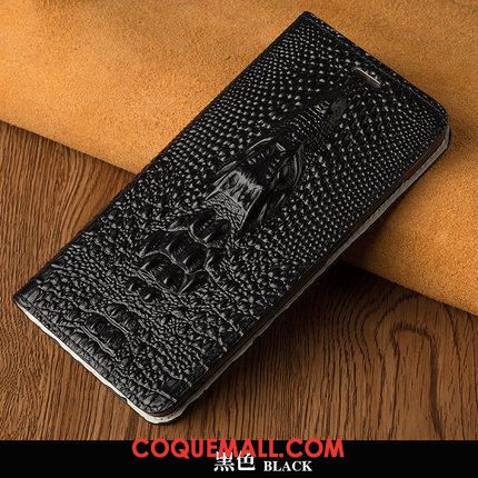 Étui Oneplus 7 Protection Luxe Téléphone Portable, Coque Oneplus 7 En Cuir Dragon