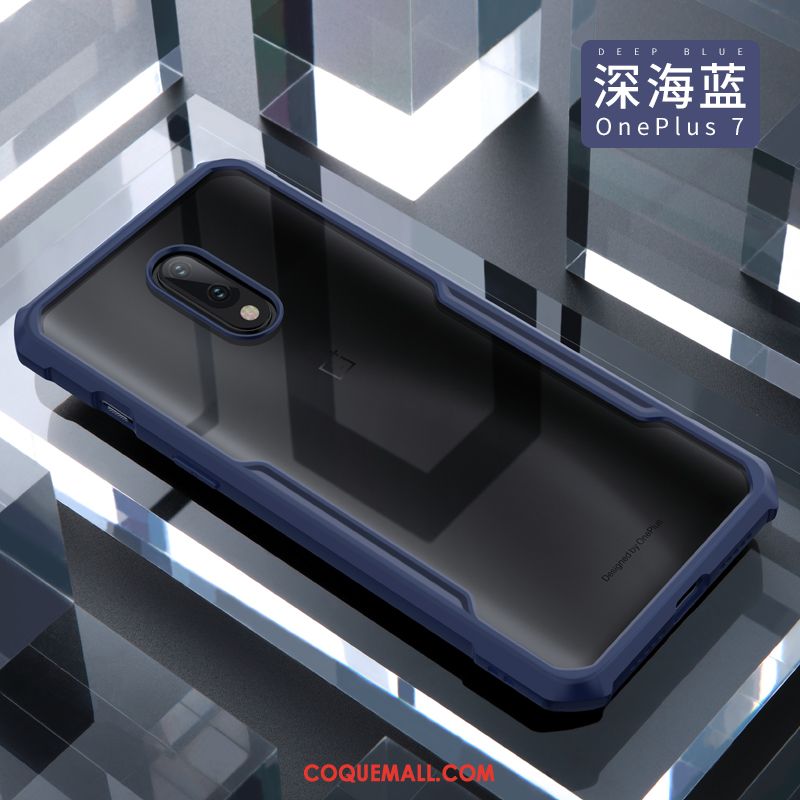 Étui Oneplus 7 Protection Très Mince Noir, Coque Oneplus 7 Créatif Verre