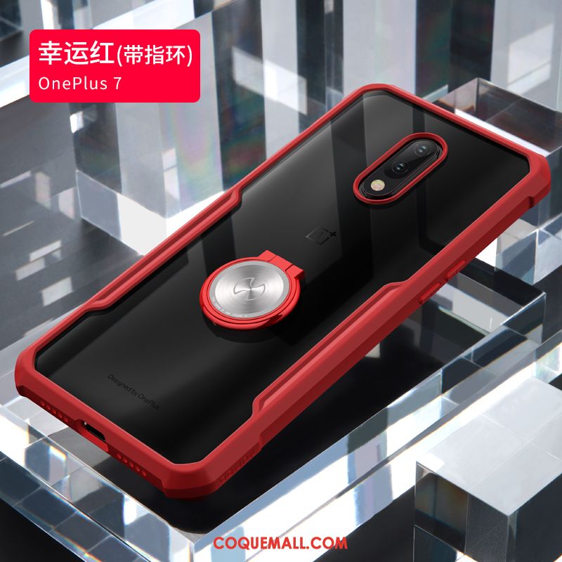 Étui Oneplus 7 Protection Très Mince Noir, Coque Oneplus 7 Créatif Verre