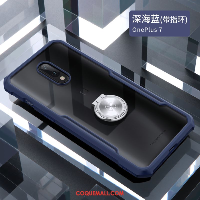 Étui Oneplus 7 Protection Très Mince Noir, Coque Oneplus 7 Créatif Verre