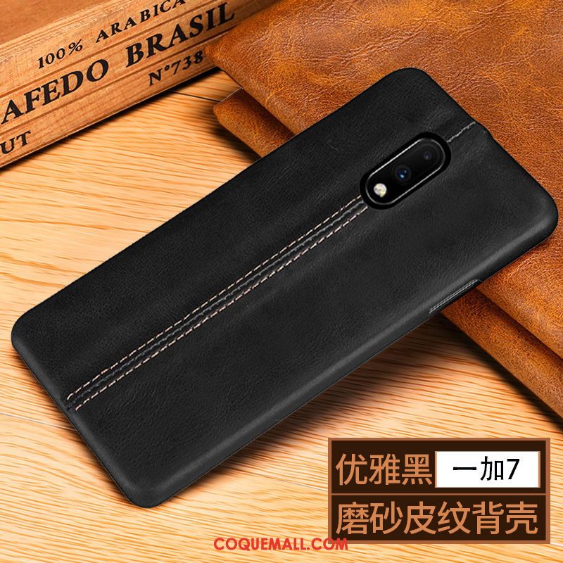 Étui Oneplus 7 Sac Téléphone Portable Élégant, Coque Oneplus 7 Business En Cuir Braun