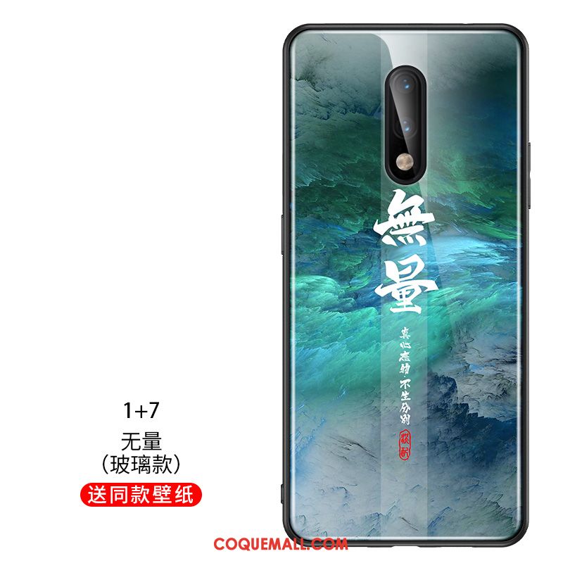 Étui Oneplus 7 Tendance Marque De Tendance Bleu, Coque Oneplus 7 Téléphone Portable Créatif