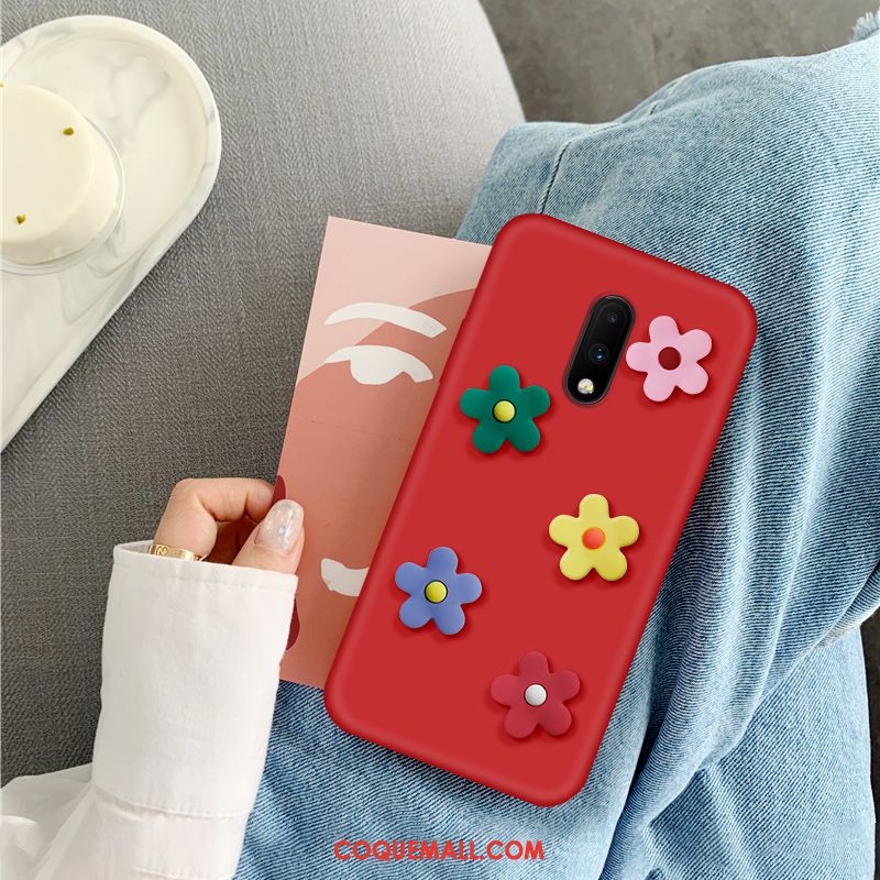 Étui Oneplus 7 Tout Compris Charmant Fluide Doux, Coque Oneplus 7 Personnalité Incassable