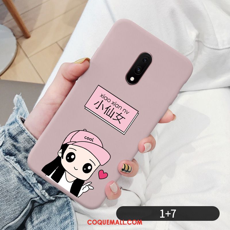 Étui Oneplus 7 Tout Compris Téléphone Portable Silicone, Coque Oneplus 7 Marque De Tendance Dessin Animé