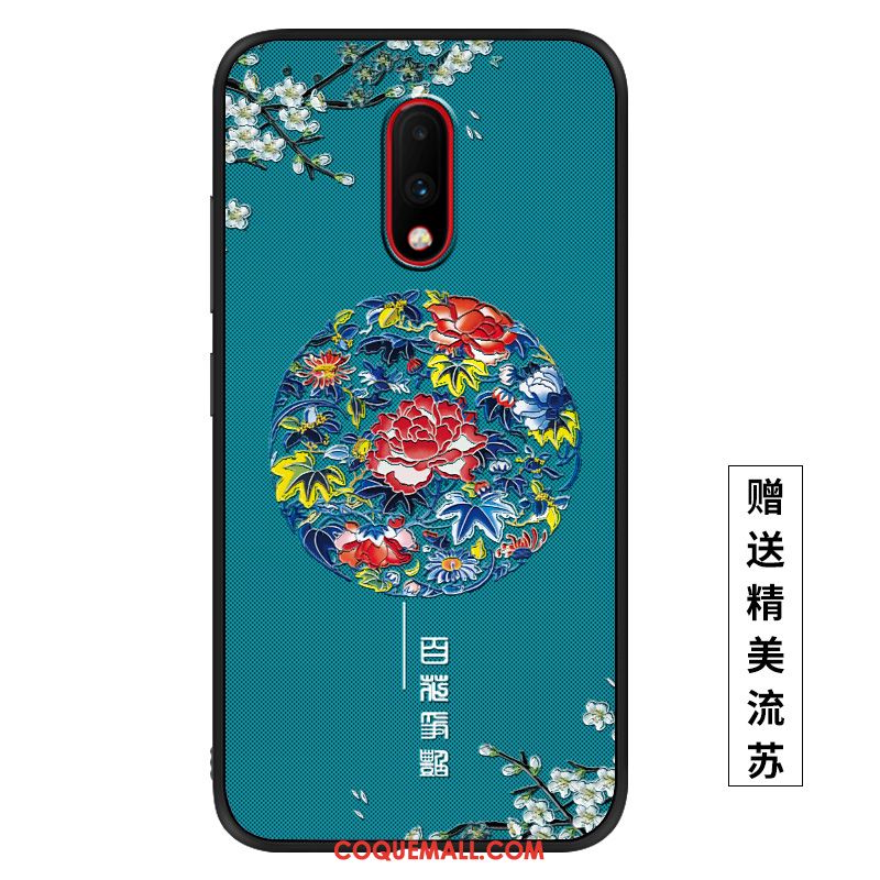 Étui Oneplus 7 Téléphone Portable Créatif Incassable, Coque Oneplus 7 Tout Compris Violet